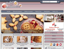 Tablet Screenshot of bullesdegourmandises.com